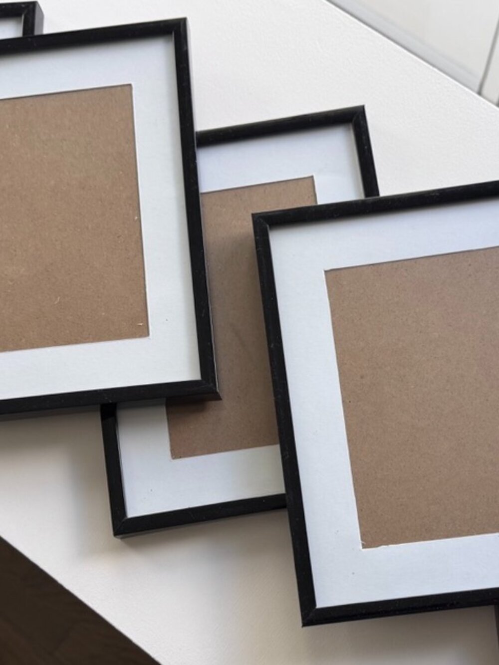Black Minimalist Picture Frames (5 Included),Modern Lines, 4"x6" Photo, New - Picture 2 of 5